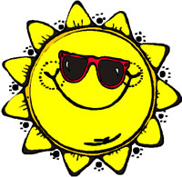 summer sun graphic